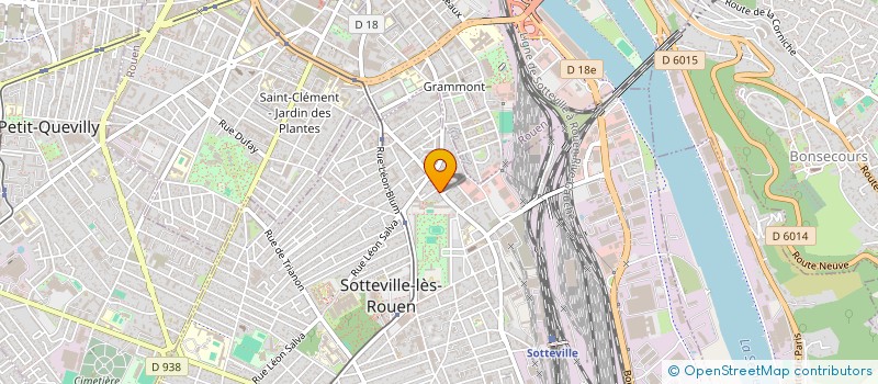 localisation de l'entreprise SELARL CLINIQUE VETERINAIRE CORNEILLE  SOTTEVILLE-LES-ROUEN