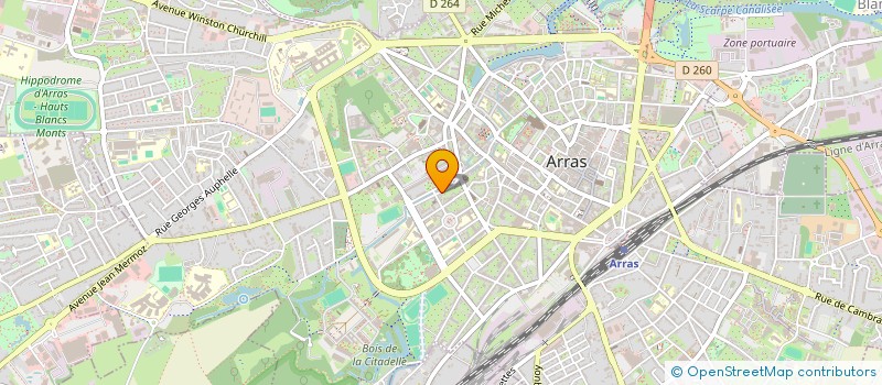localisation de l'entreprise SELARL CLINIQUE VETERINAIRE DES ALLEES à ARRAS