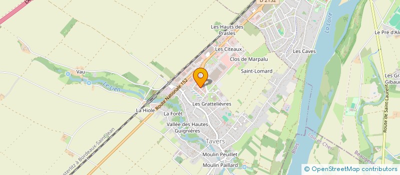 localisation de l'entreprise SELARL CLINIQUE VETERINAIRE GRATTELIEVRES à TAVERS