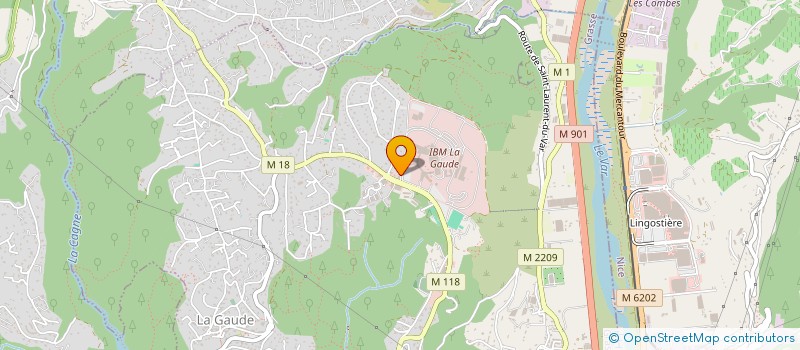 localisation de l'entreprise SELARL CLINIQUE VETERINAIRE HALTER  LA GAUDE