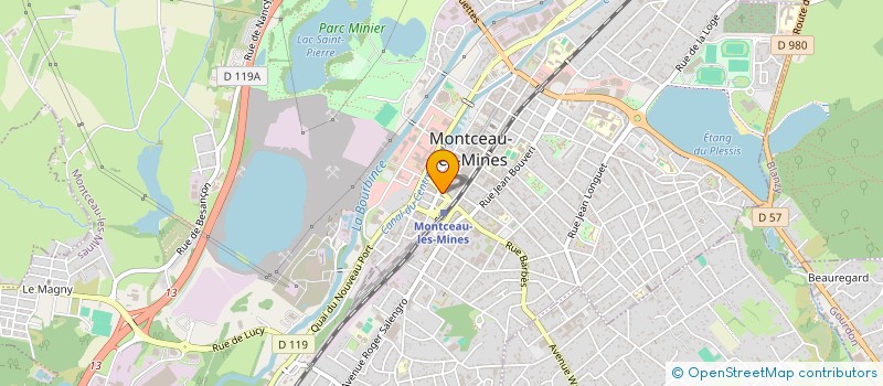 localisation de l'entreprise SELARL COGNARD à MONTCEAU-LES-MINES