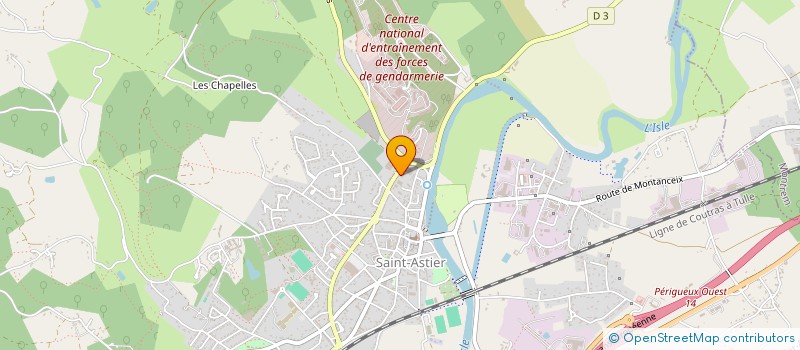 localisation de l'entreprise SELARL COLONNA D'ISTRIA-CABES-BAGGIO VERLINDEN  SAINT-ASTIER