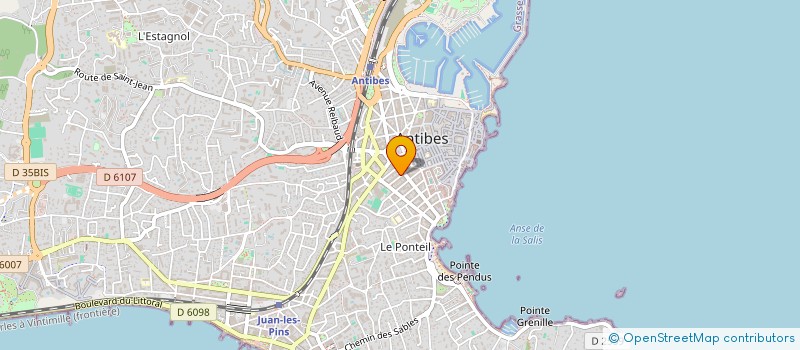 localisation de l'entreprise SELARL CORALIE VOLPE  ANTIBES