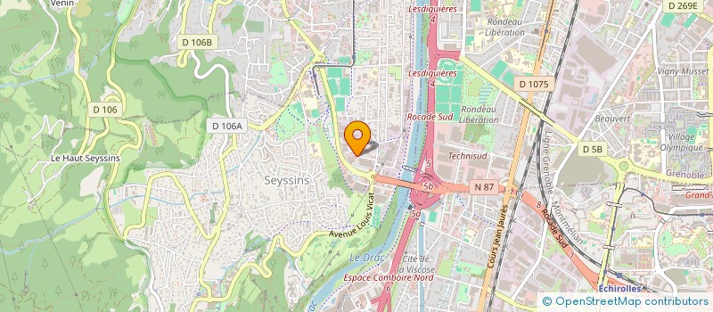 localisation de l'entreprise SELARL COSNEFROY à SEYSSINS