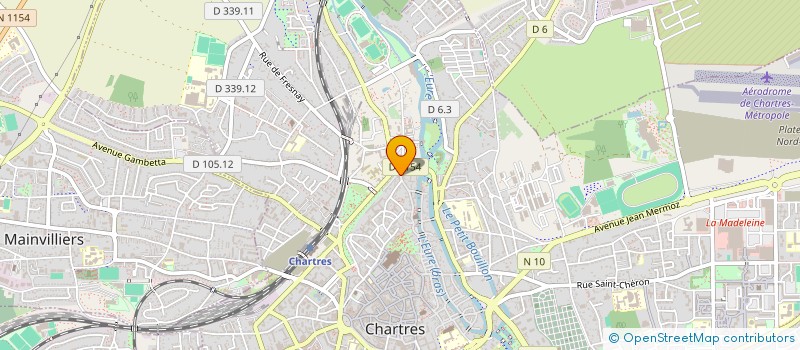 localisation de l'entreprise SELARL COTTET à CHARTRES
