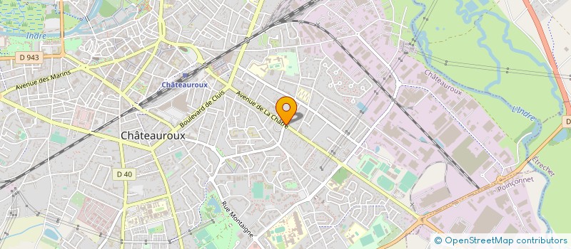 localisation de l'entreprise SELARL COURTELINE à CHATEAUROUX