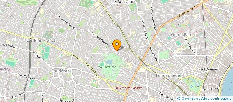 localisation de l'entreprise SELARL COUVRAND à LE BOUSCAT