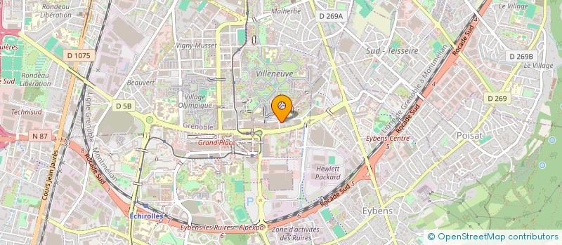 localisation de l'entreprise SELARL CREARCHE à GRENOBLE