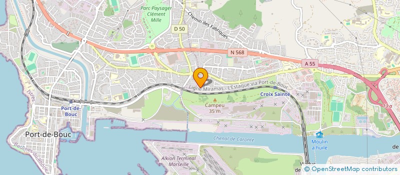 localisation de l'entreprise SELARL D'AMBROSIO-SOCCORSI à MARTIGUES