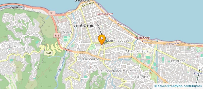 localisation de l'entreprise SELARL D'ARCHITECTE MARIAM LOCATE à SAINT-DENIS