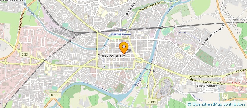 localisation de l'entreprise SELARL D'AVOCAT OLIVIER TRILLES  CARCASSONNE