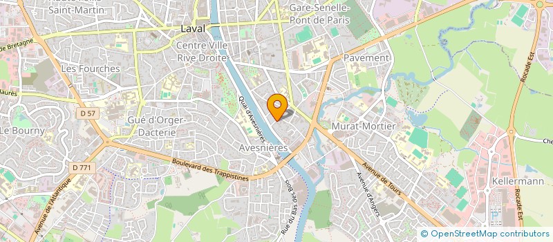 localisation de l'entreprise SELARL D'AVOCATS MORICE & L'HELIAS à LAVAL