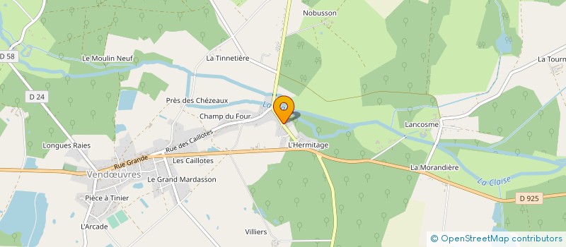 localisation de l'entreprise SELARL D'EXPERT FONCIER AGRICOLE ET D'EXPERT FORESTIER PATRICE BOIRON à NEUILLAY-LES-BOIS
