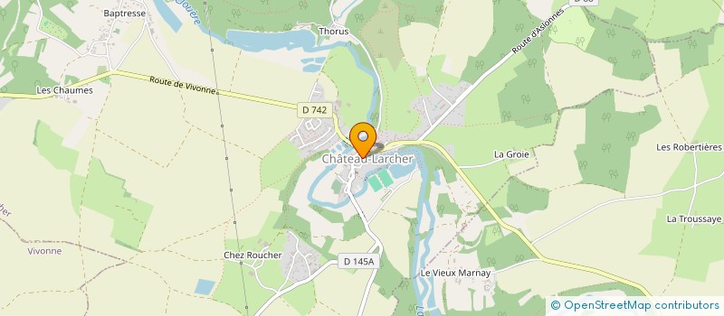 localisation de l'entreprise SELARL D'INFIRMIER ALEXANDRA FERRIER  COULOMBIERS