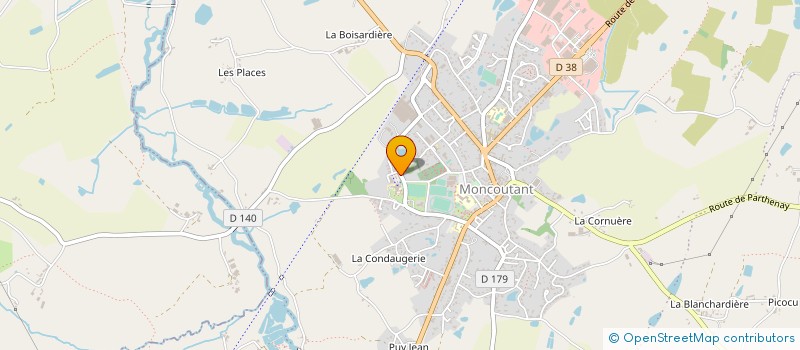 localisation de l'entreprise SELARL D'INFIRMIER CELINE CARQUIS  MONCOUTANT-SUR-SEVRE