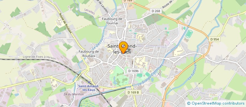 localisation de l'entreprise SELARL D'INFIRMIERS ANGE à SAINT-AMAND-LES-EAUX