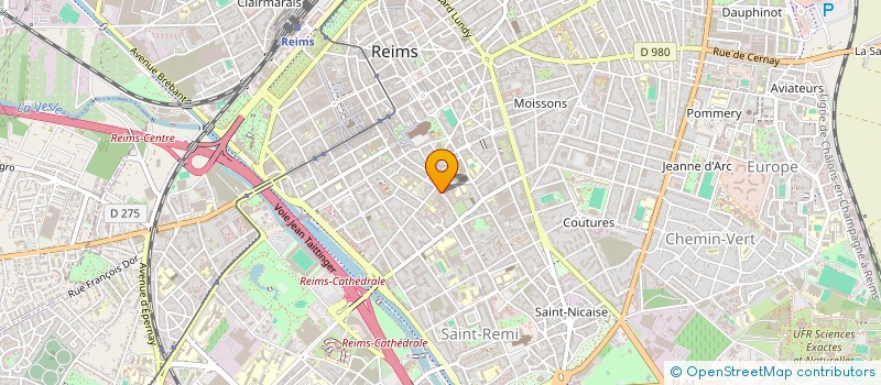 localisation de l'entreprise SELARL D.LEGRAS  REIMS
