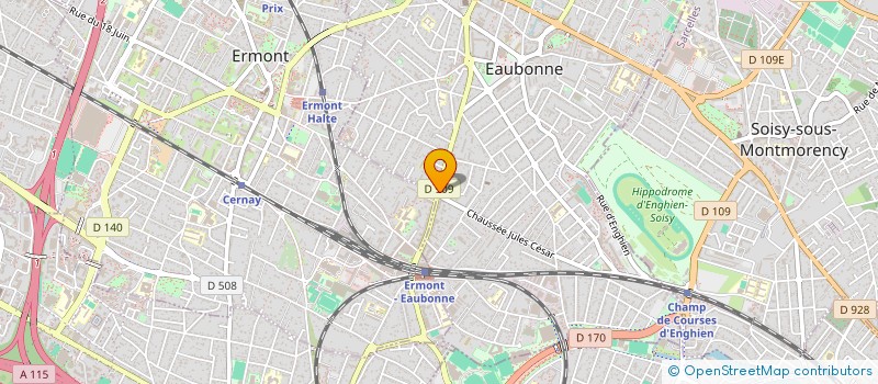 localisation de l'entreprise SELARL D'OSTEOPATHIE JULES MATYNIA à EAUBONNE