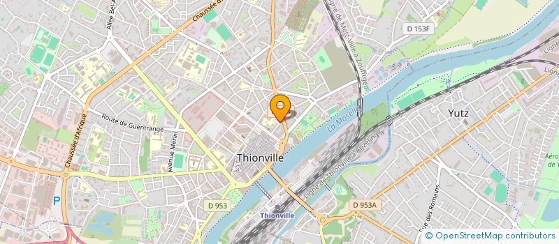 localisation de l'entreprise SELARL D'UROLOGIE DES TROIS FRONTIERES SELARL DE MEDECINS UROLOGUES à YUTZ