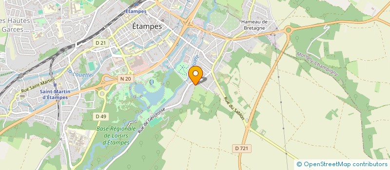 localisation de l'entreprise SELARL DAHAN  ETAMPES