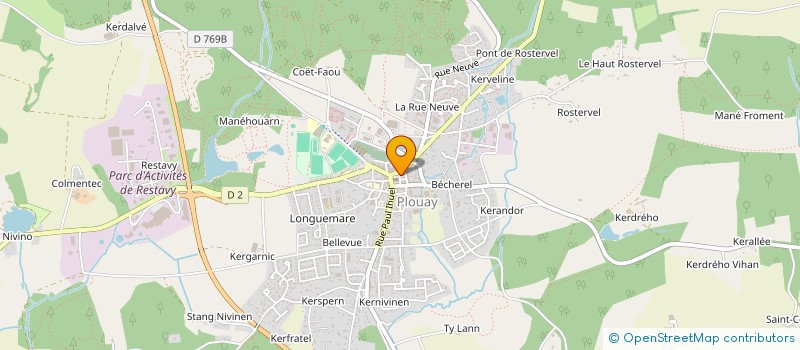 localisation de l'entreprise SELARL DALILA CARO, NOTAIRE  INZINZAC-LOCHRIST