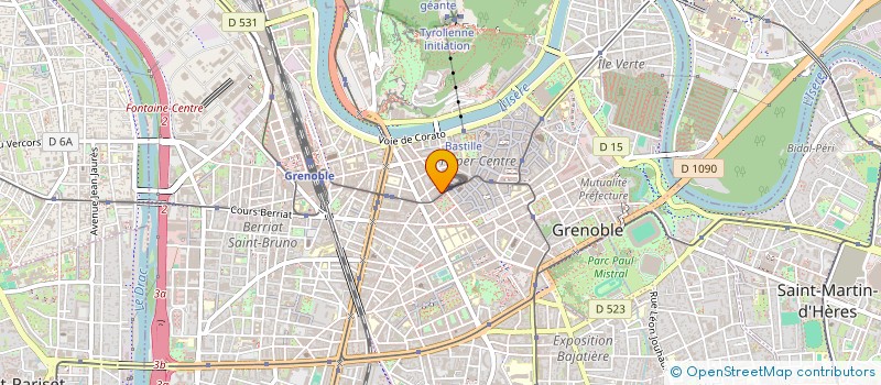 localisation de l'entreprise SELARL DANIEL DE FARIA à GRENOBLE