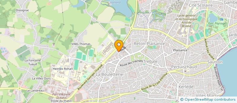 localisation de l'entreprise SELARL DAOUDI  SAINT-NAZAIRE