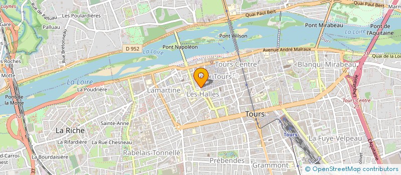 localisation de l'entreprise SELARL DAUZAT CLEMENT  TOURS