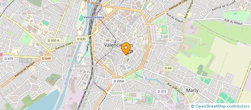 localisation de l'entreprise SELARL DE ABREU à VALENCIENNES