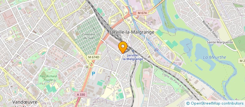 localisation de l'entreprise SELARL DE CARDIOLOGIE LA MALGRANGE  JARVILLE-LA-MALGRANGE