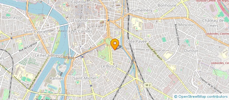 localisation de l'entreprise SELARL DE CHIRUGIEN DENTISTE DU DR PIRIOU-COUPIER VERONIQUE à TOULOUSE