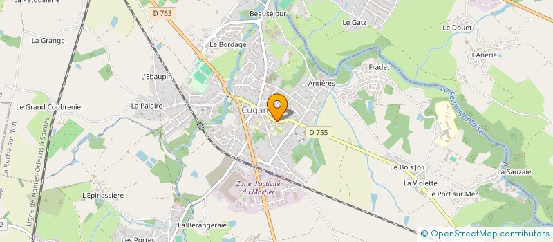 localisation de l'entreprise SELARL DE CHIRURGIE DENTAIRE DRUGEAU à CUGAND