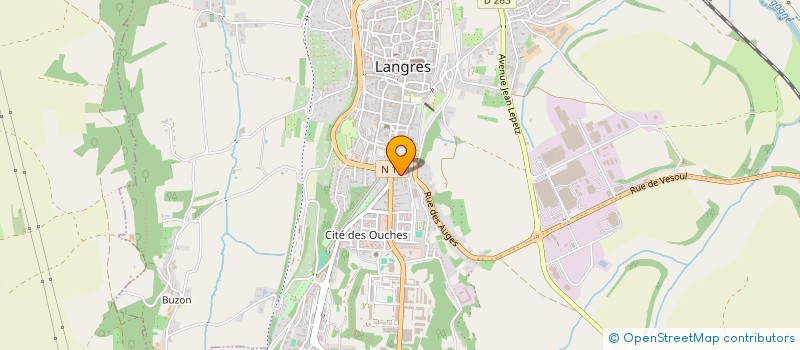 localisation de l'entreprise SELARL DE CHIRURGIE DENTAIRE DU DOCTEUR ALEXANDRA BERTRAND-ORGELOT à LANGRES