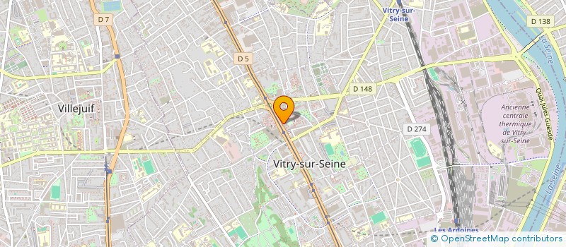 localisation de l'entreprise SELARL DE CHIRURGIEN DENTISTE BEAUCAZ à VITRY-SUR-SEINE
