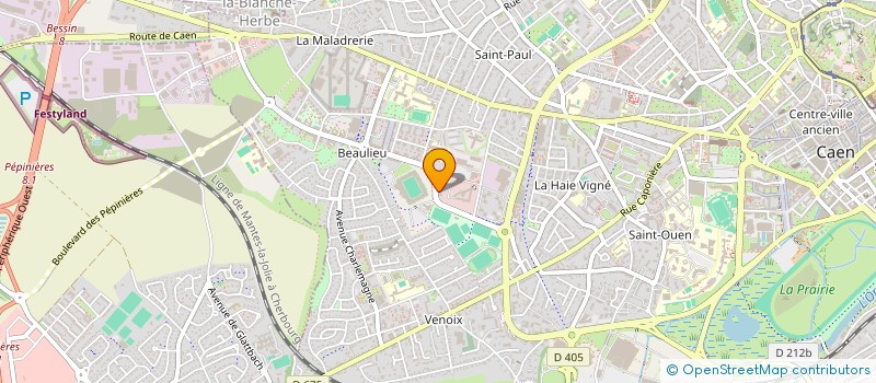 localisation de l'entreprise SELARL DE CHIRURGIEN DENTISTE DOCTEUR ELISA BERTHELOT à CAEN