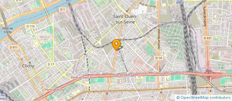 localisation de l'entreprise SELARL DE CHIRURGIEN-DENTISTE DU DOCTEUR ALEXANDRE HELLER à SAINT-OUEN-SUR-SEINE