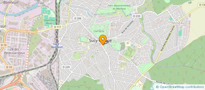 localisation de l'entreprise SELARL DE CHIRURGIEN-DENTISTE DU DOCTEUR CHARBIT  SUCY-EN-BRIE