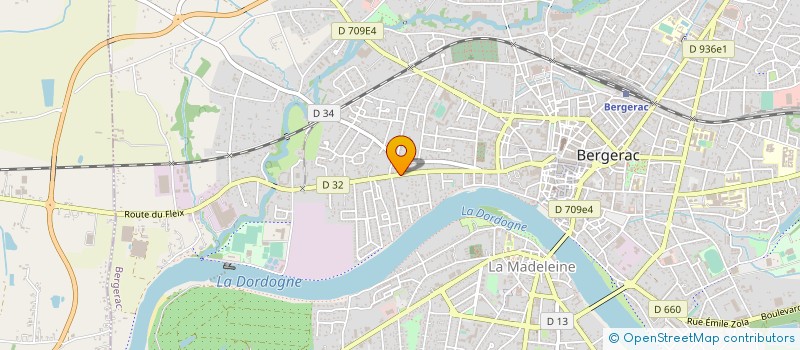 localisation de l'entreprise SELARL DE CHIRURGIEN DENTISTE DU DOCTEUR LAURENT SANDIE à BERGERAC
