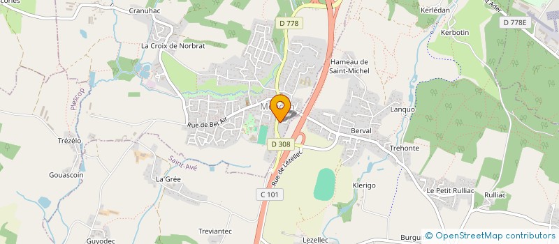 localisation de l'entreprise SELARL DE CHIRURGIEN-DENTISTE DU DOCTEUR LE HEN  MEUCON