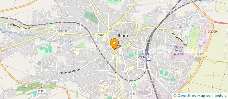 localisation de l'entreprise SELARL DE CHIRURGIEN DENTISTE DU DOCTEUR RODET  YSSAC-LA-TOURETTE