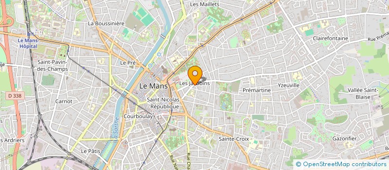 localisation de l'entreprise SELARL DE CHIRURGIEN-DENTISTE DU DR CHLOE PLASSART  LE MANS