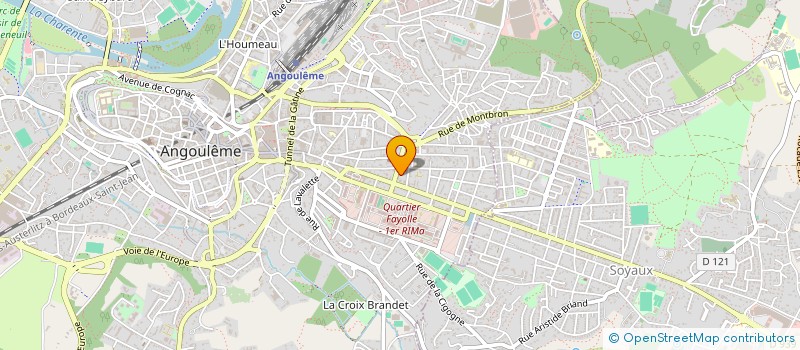 localisation de l'entreprise SELARL DE CHIRURGIEN-DENTISTE PAGE à ANGOULEME