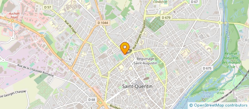 localisation de l'entreprise SELARL DE CHIRURGIEN-DENTISTE SANDRINE DEMACHY à SAINT-QUENTIN