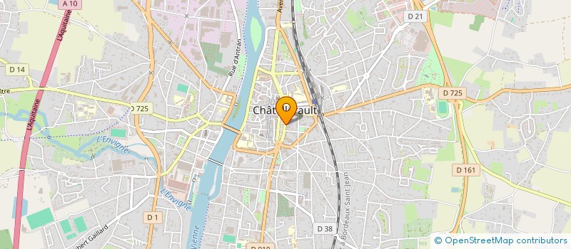 localisation de l'entreprise SELARL DE CHIRURGIENS-DENTISTES ARAUJO à CHATELLERAULT