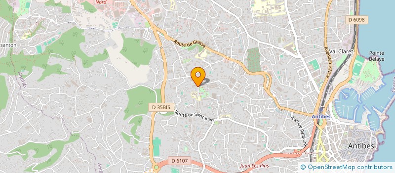 localisation de l'entreprise SELARL DE CHIRURGIENS-DENTISTES ARCADIA à ANTIBES