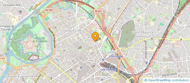 localisation de l'entreprise SELARL DE CHIRURGIENS DENTISTES AXELLE DESCAMP à LILLE