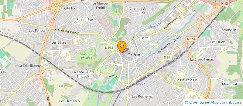 localisation de l'entreprise SELARL DE CHIRURGIENS DENTISTES BAL à DREUX