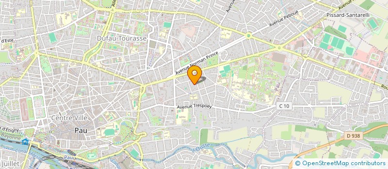 localisation de l'entreprise SELARL DE CHIRURGIENS-DENTISTES BIODENTALYS à PAU