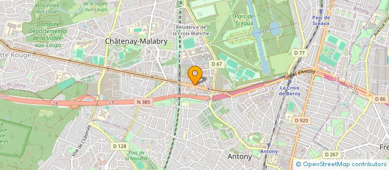 localisation de l'entreprise SELARL DE CHIRURGIENS-DENTISTES BROCHAND  CHATENAY-MALABRY