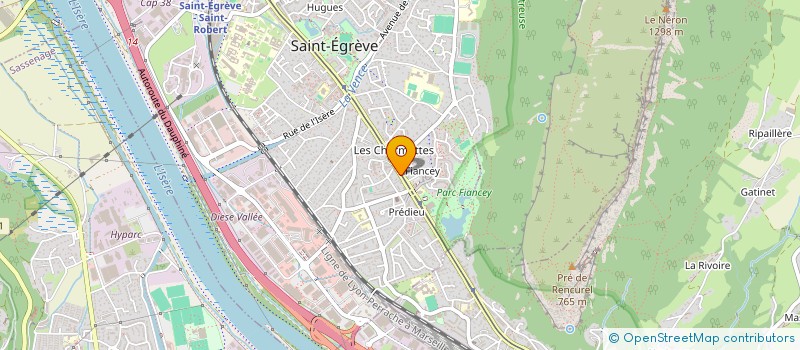 localisation de l'entreprise SELARL DE CHIRURGIENS-DENTISTES CLINIDENT à SAINT-EGREVE